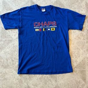Chaps x Ralph Lauren Blue Graphic T-shirt